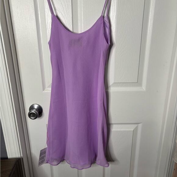 ASOS Light Purple Strappy Mini Dress Size 4 - Picture 6 of 7